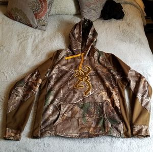 Camo hooded sweatshirt
